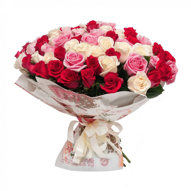 Букет цветов "Многогранная красота" Букет цветов "Многогранная красота"