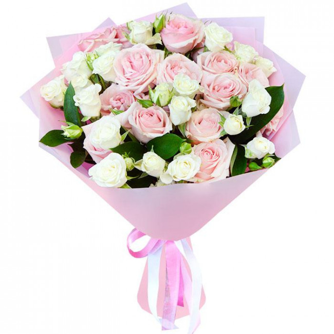 Букет цветов "Прикосновение любви" Букет цветов "Прикосновение любви"